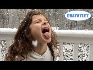 Catching Giant Snowflakes! (WK 212.2) | Bratayley