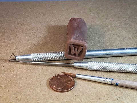 Creating a Clay Signature or Makers-Mark Stamp for Pottery