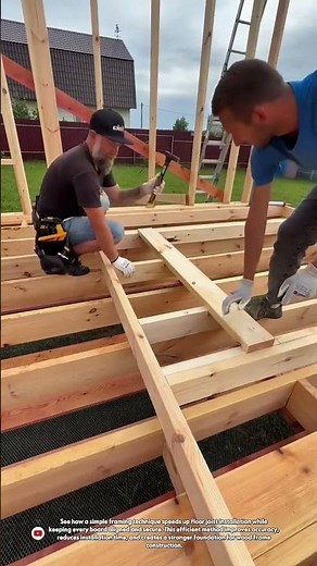 Fast Floor Framing Method Every Builder Should Know