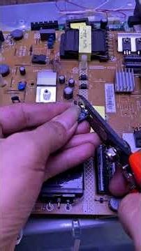 replacing the Schottky diode with an SCR diode #diode #components #diodos #repair #measure #tv #how