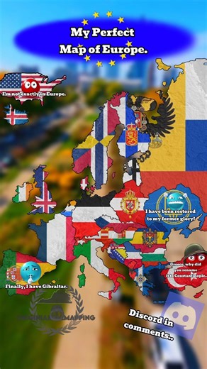 My PERFECT Map of EUROPE.🇪🇺 #europe #geography #mapping