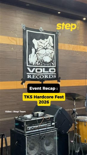 Step! on Instagram: "Label band Hardcore Kota Palu, VOLO Records @deephatredfromvolo pada Sabtu (7/2) kemarin, menggelar “TKS Hardcore Fest 2026” yang dilaksanakan di Hotel Brizky, Kota Palu. Di dalam acara tersebut, ada 15 band yang unjuk gigi, dibuka dengan penampilan dari unit HC Kota Palu, Alone Against All @alone.against.4ll dan ditutup dengan epik dengan performance dari Defy @defyhc . Selain band-band Hardcore Palu, ada pula unit HC Jakarta yaitu Centra @centrahc , ZIP & End In Pain @endi