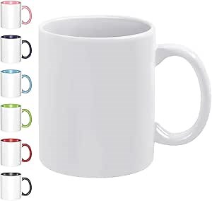 Custom Coffee Mugs with Pictures Personalized with Photo Text Logo Customized Coffee Mug - Customizable Mug Gifts for Mom, Best Friend, Christmas 11oz, White,1PCS