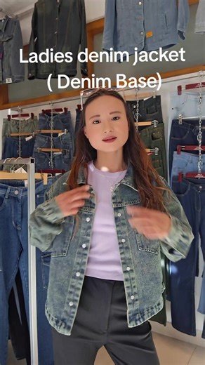 Ladies denim free size jacket #stylefashion #welcometodenimbase #viral #millionviews #creatorsearchinsights