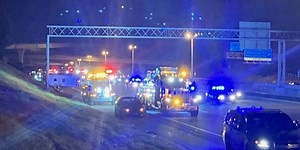 11 people injured after bus overturns on I-85, police say