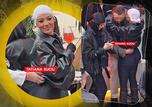 Tatiana Suciu, luată în brațe și ținută aproape de un domn misterios. A dat drumul la „program” în Nuba