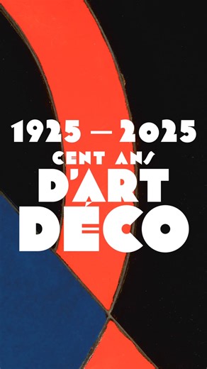 À vos agendas 🗓 | Découvrez bientôt l’exposition « 1925-2025. Cent ans d’Art déco » ! ✨ Voyage au cœur de la création des Années folles et de ses chefs-d’œuvre patrimoniaux avec l’exposition « 1925-2025. Cent ans d’Art déco ». 👀 Mobilier sculptural, bijoux précieux, objets d’art, dessins, affiches et pièces de mode : près de 1 000 œuvres racontent la richesse, l’élégance et les contradictions d’un style qui continue de fasciner. 🗓 Du 22 octobre 2025 au 26 avril 2026 📍 Au musée des Arts décor