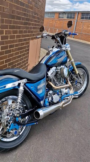 976 reactions · 47 shares | The Turquoise Tornado Harley-Davidson FXR...