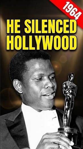 The Moment Sidney Poitier Made History #hollywoodhistory #film #movie #classichollywood #history