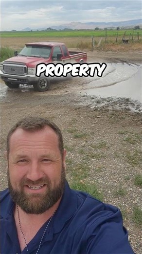 Fall Rains Turn Gate Into a Giant Puddle 🌧️🚜