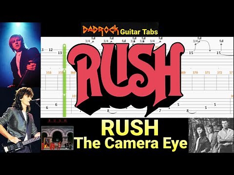 The Camera Eye - RUSH - Guitar + Bass TABS Lesson