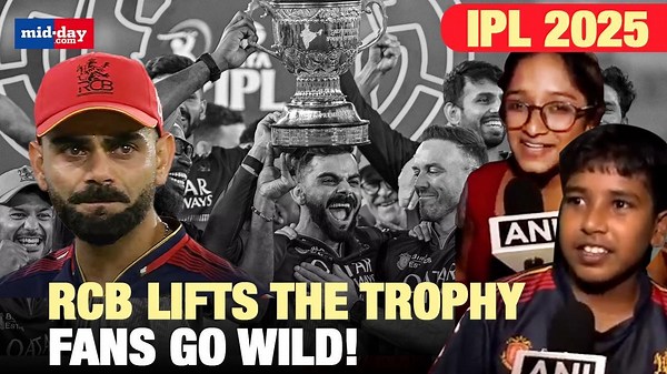 RCB fans celebrate historic IPL win