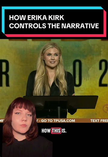 How Erika Kirk controls the narrative. #ErikaKirk#Psychology#Christian#Fyp#Viral