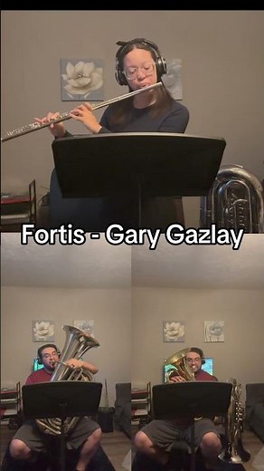 Fortis - Gary Gazlay #duet #tuba #flute #band #baritone #fortis