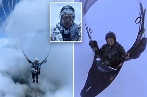 Paraglider sucked into cloud vortex, nearly freezes to death miles above Earth