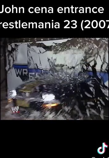 John Cena WrestleMania 23 Entrance at Ford Field