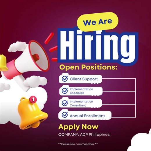 Hiring at ADP Philippines: Join Our Dynamic Team