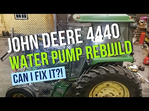 JOHN DEERE WATER PUMP REPAIR...