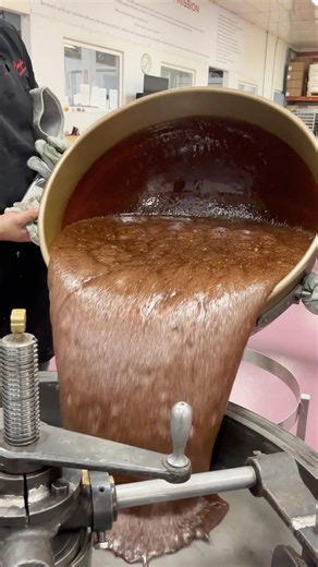This is how we make our Crèmes 🍫#crèmes #kitchen #candy #cooking #mrscavanaughschocolates