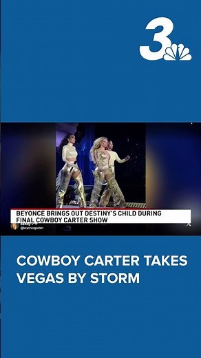 Beyoncé concludes Cowboy Carter tour with star-studded finale in Las Vegas