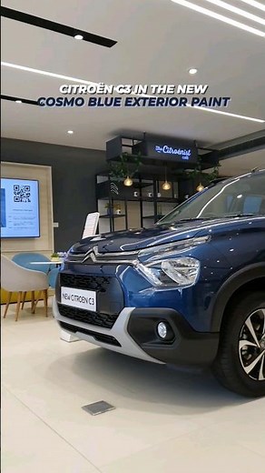 2024 Citroen C3 Cosmo Blue color 🔥 #shorts #citroenc3