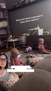 139K views · 4.2K reactions | This clip is, oh EVERY single evaluation I’ve done with twins at this age! Because they’re always together, they tend to respond to each other’s names early on. We are not concerned 殺 #speechlanguagepathologist #speechtherapist #earlyintervention #twins | Learn to Talk With Me | Facebook