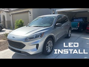 2020-2022 Ford Escape SUV LED bulb install (Auxito LED lights)