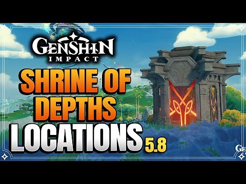All Natlan Pyro Shrine Of Depths Locations - Part 4 |【Genshin Impact】