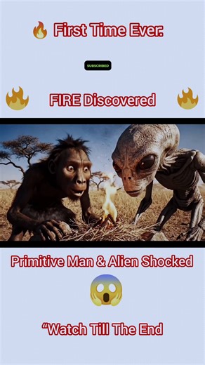 Primitive Man & Alien Discover FIRE | Unexpected Ancient Moment
