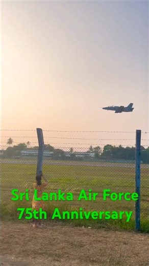 Sri Lanka Air Force 75th Anniversary Rehearsal ✈️ | Rathmalana Airport Air Show Practice 🇱🇰