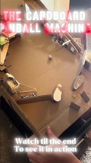 The F1 Pinball Machine #pinball #diy #cardboard #craft