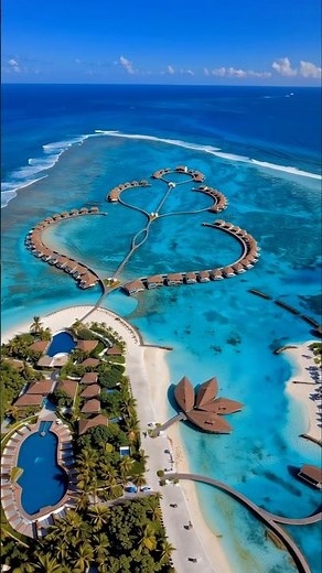 Newest 5 stars luxury resort in maldives with villas and infinity pool.📍Radisson Blue hotel Maldives