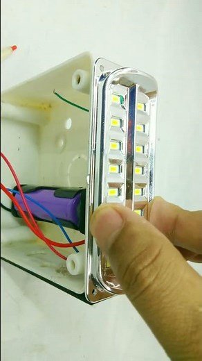 DIY solar project/ inventions ideas / rechargeable solar emergency light