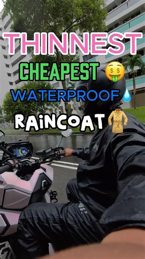 “MOTORRG” coupon for 10% off SPMC raincoat at Motoworld 🇸🇬