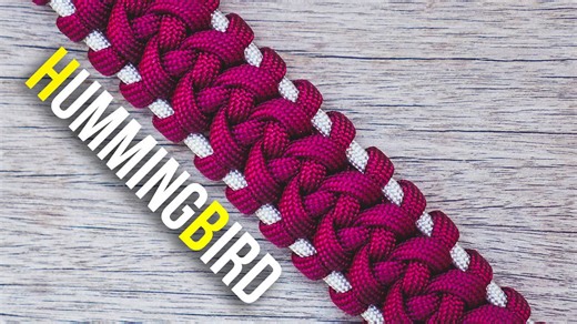 DIY Hummingbird Paracord Bracelet (No Buckles Needed!)