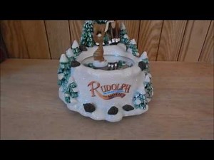 Rudolph The Red Nosed Reindeer Twirly Music Box