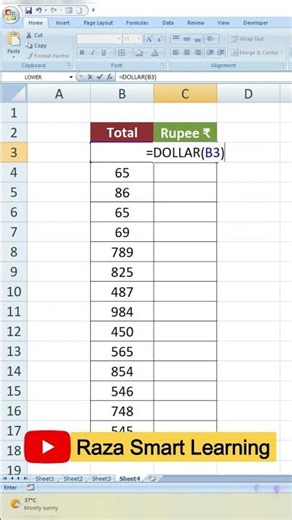 Turn Numbers into Dollar Format in Seconds ! $😲🔥