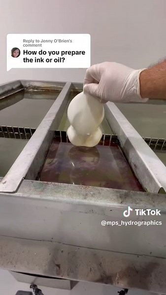 Replying to @Jenny O’Brien here is a quick idea of how it works. #hydrodipping #oddlysatisfying #hydrodip #fyp #satisfying