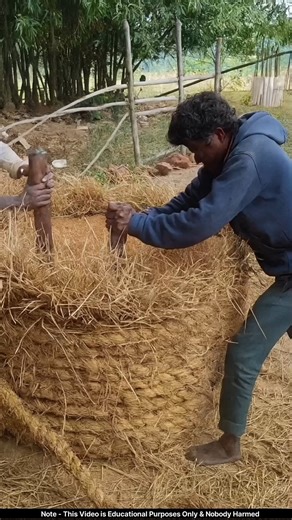 This amazing bundi is made from paddy straw 🤯 #paddy