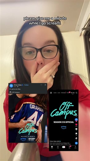 I AM HERE I AM HERE!!! #Booktok #offcampus #garrettgraham #johnlogan #offcampusseries @Elle Kennedy @Off Campus @Prime Video UKIE