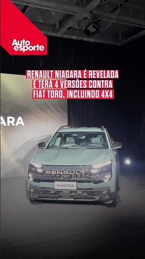 RENAULT NIAGARA É REVELADA E TERÁ 4 VERSÕES CONTRA FIAT TORO, INCLUINDO 4X4 🤠 #dreamtrackai