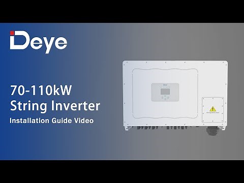 String Inverter: Deye 70-110kW String Inverter Installation Video