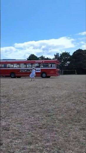 Rare footage: Classic bus departs Bournemouth Rally 2024! #shorts