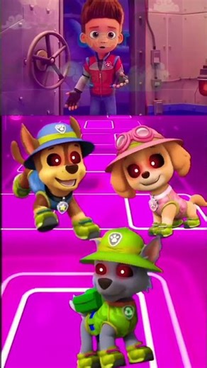 Scary Chase Vs Scary Skye Vs Scary Rocky #tileshop #coffindance #shorts #pawpatrol