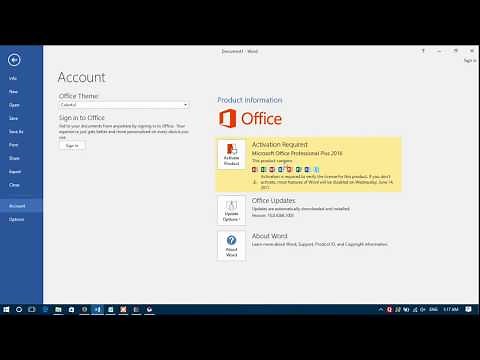 Free product key for Office 2016 ...How to Activate Office 2016 free