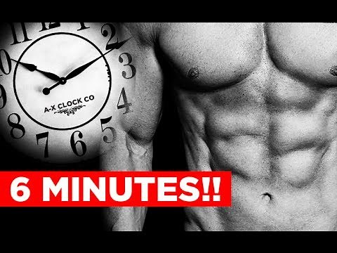 How to Get Abs - 6 MINUTES AT A TIME!!