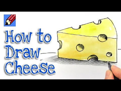 How to Draw a Piece of Cheese Real Easy