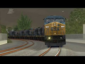 CSX 7704 C30-7 Funeral Train at Hialeah