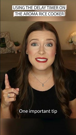 Using the Delay Timer on the Aroma Rice Cooker