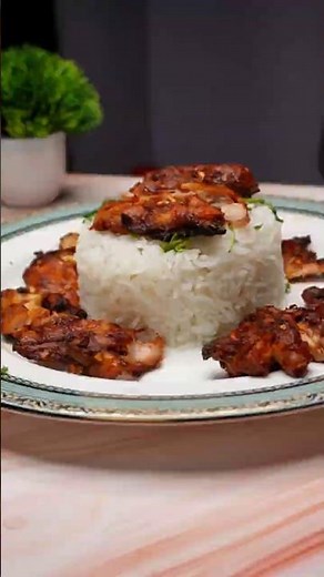 High Protein Chicken Thighs in Air Fryer 🍗💪🔥 | Juicy & Healthy Chicken Recipe #shorts
